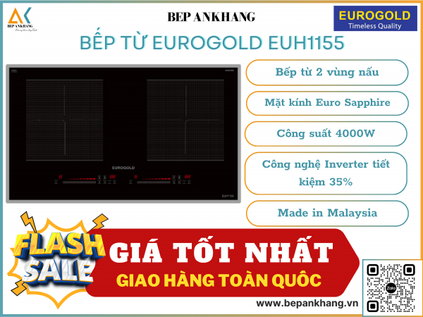 Bếp từ Eurogold EUH1155 - Made in Malaysia